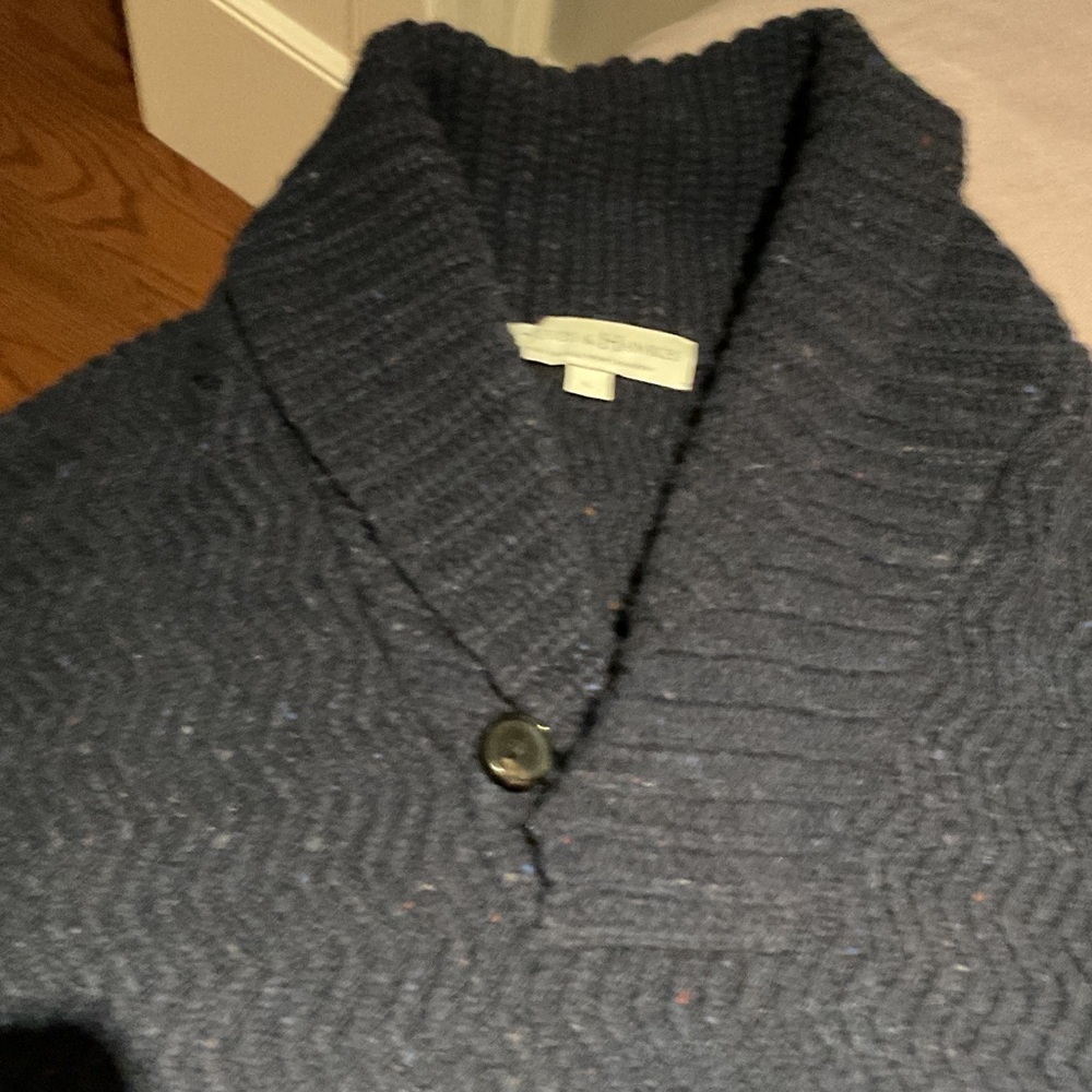 Classic Navy V-Neck Sweater